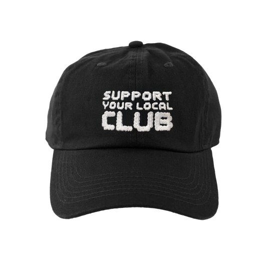 SUPPORT YOUR LOCAL CLUB CAP (BLACK)