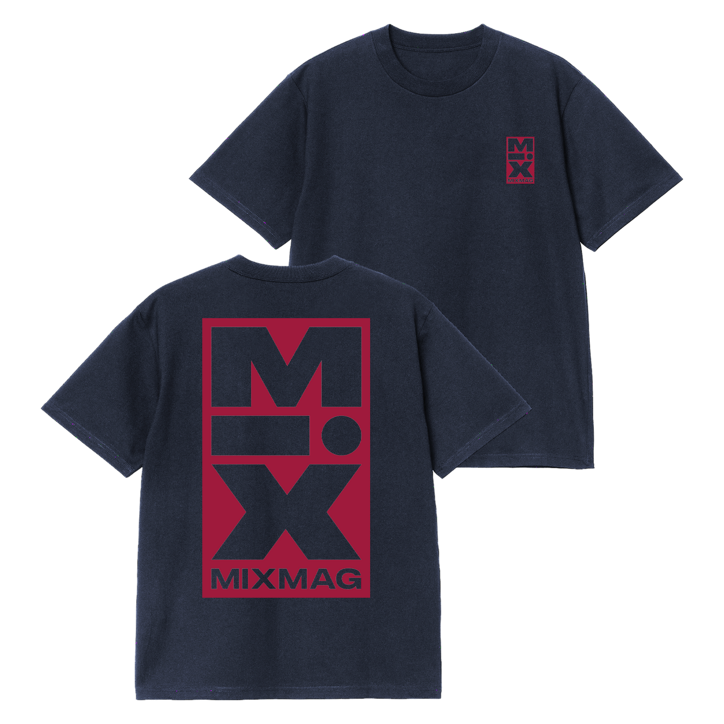 THE MIX T-SHIRT (BLUE/GOJI)