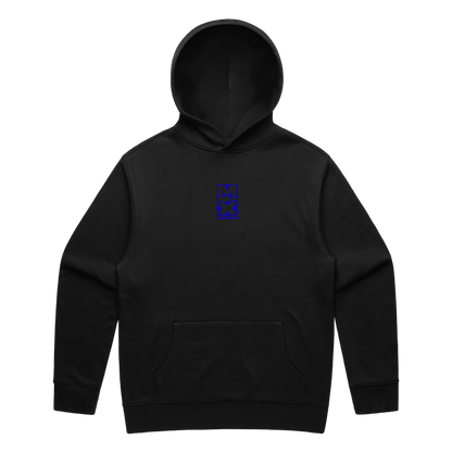 THE MIX HOODIE (BLACK/BLUE)
