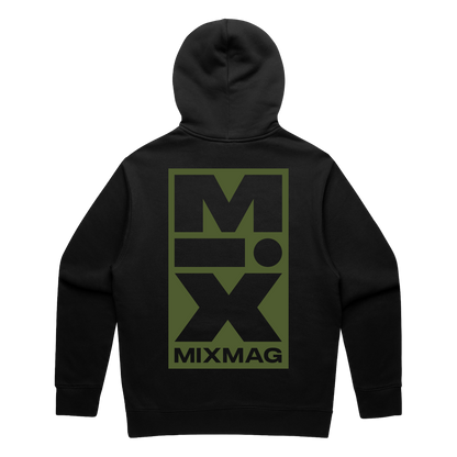 THE MIX HOODIE (BLACK/GREEN)