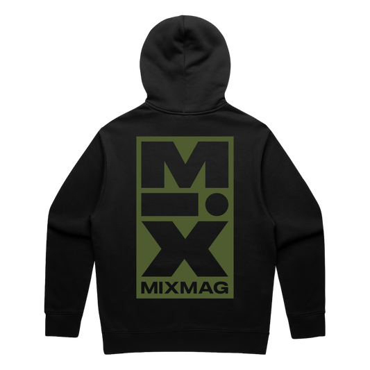 THE MIX HOODIE (BLACK/GREEN)