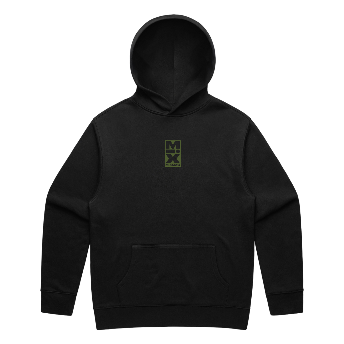 THE MIX HOODIE (BLACK/GREEN)