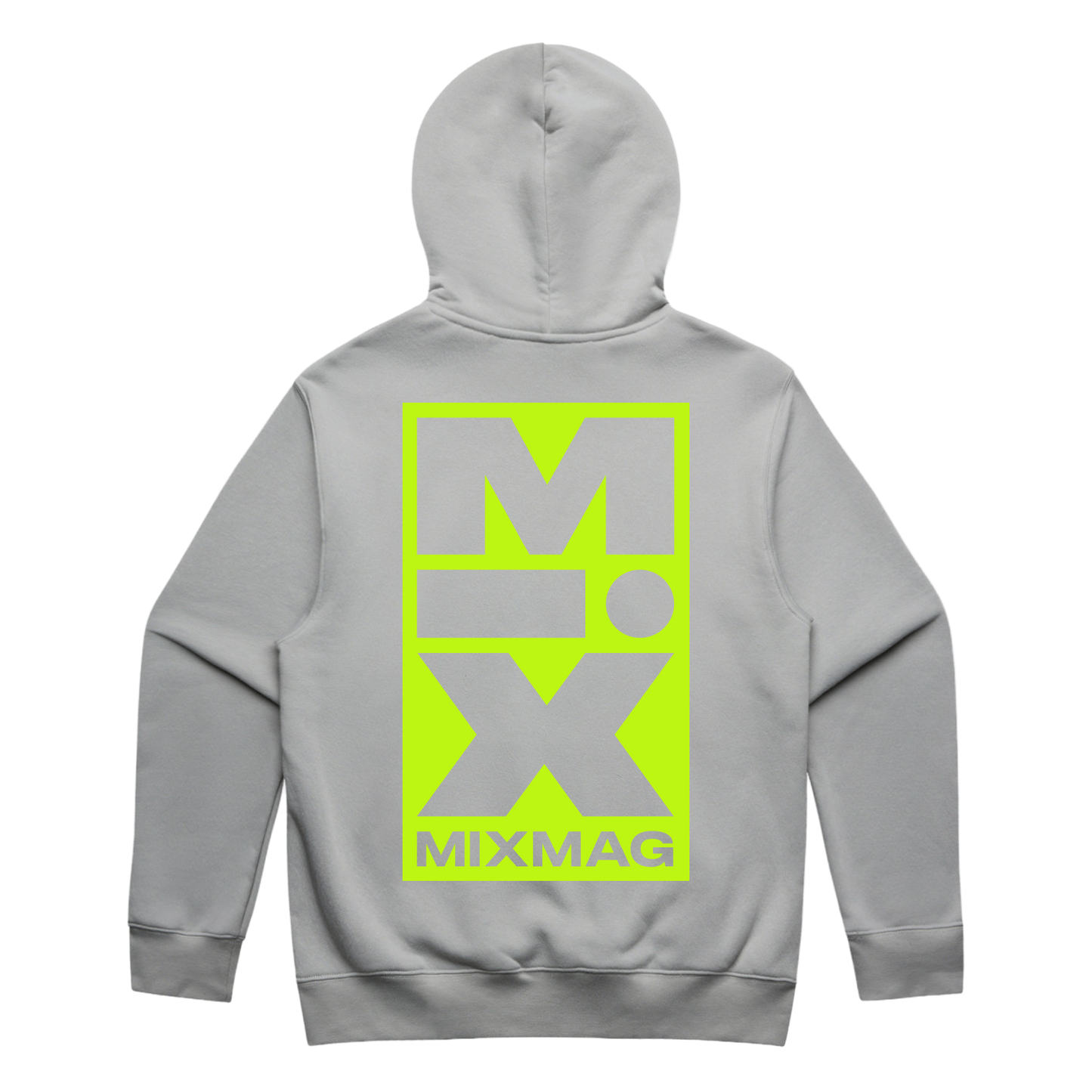 THE MIX HOODIE (GREY/LIME)