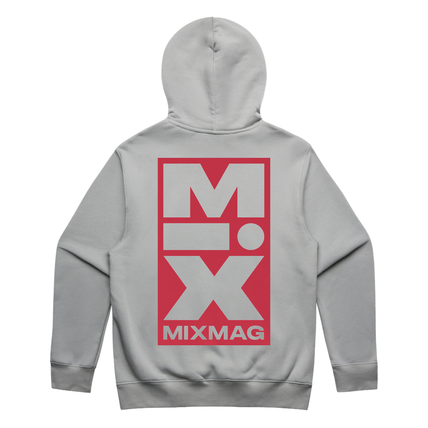 THE MIX HOODIE (GREY/RED)