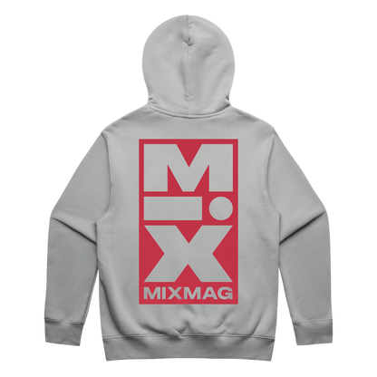 THE MIX HOODIE (GREY/RED)