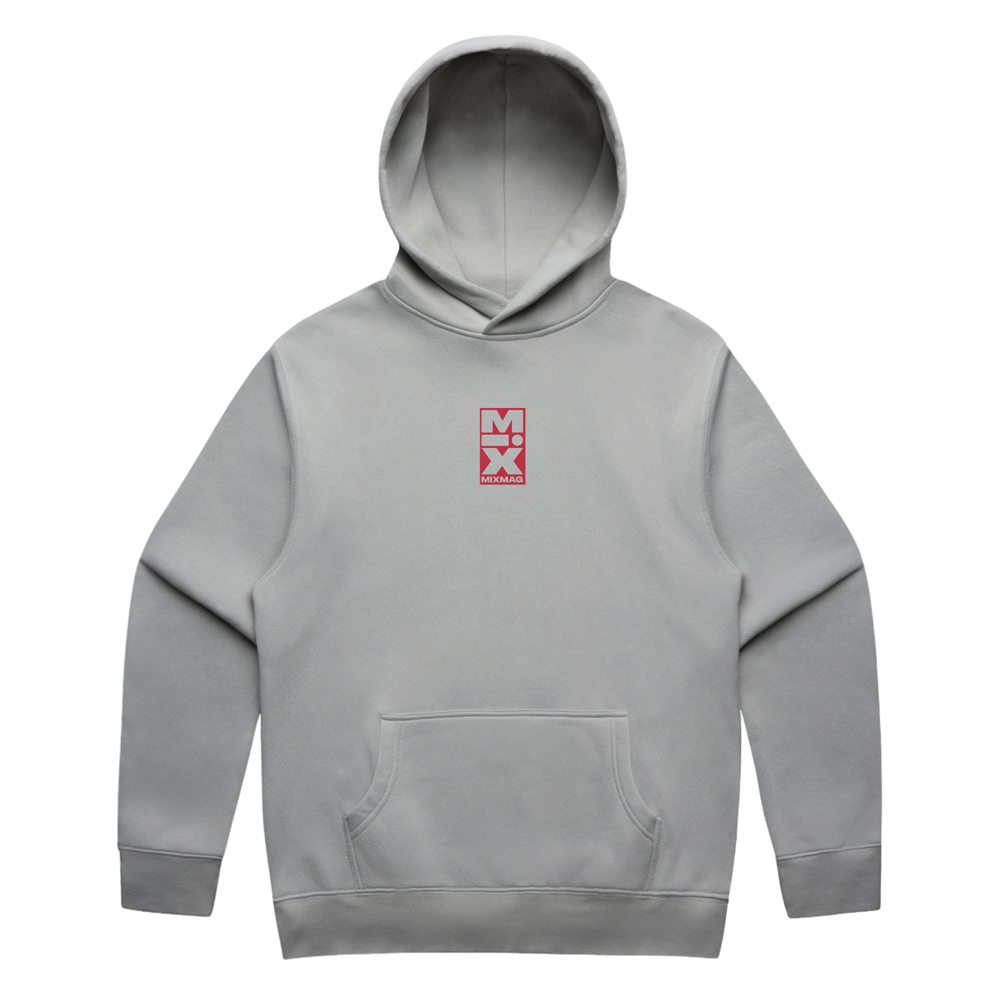 THE MIX HOODIE (GREY/RED)