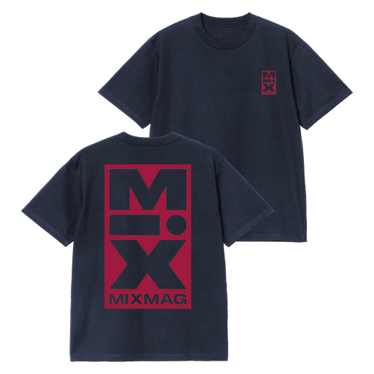 THE MIX T-SHIRT (BLUE/GOJI)
