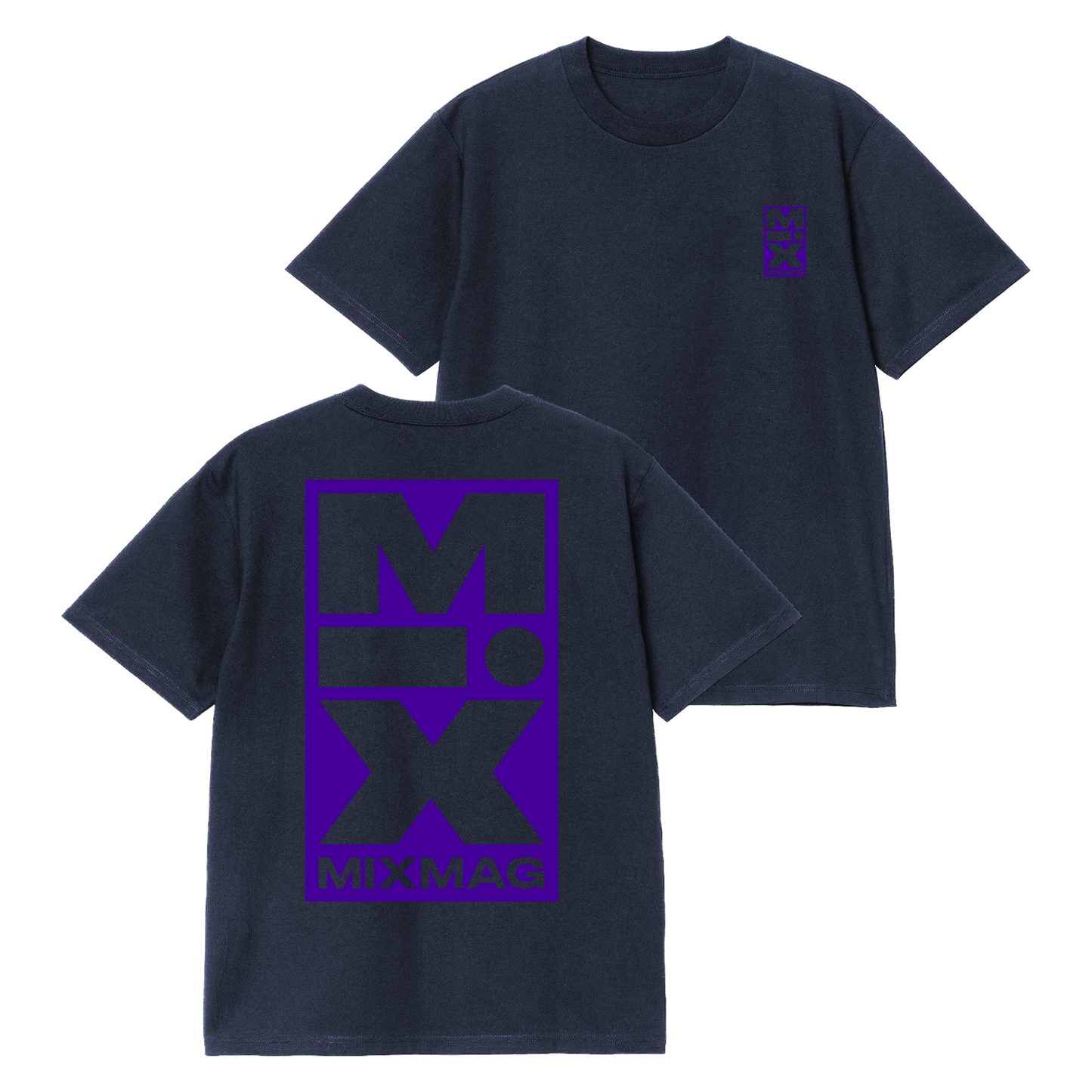 THE MIX T-SHIRT (BLUE/VIOLET)