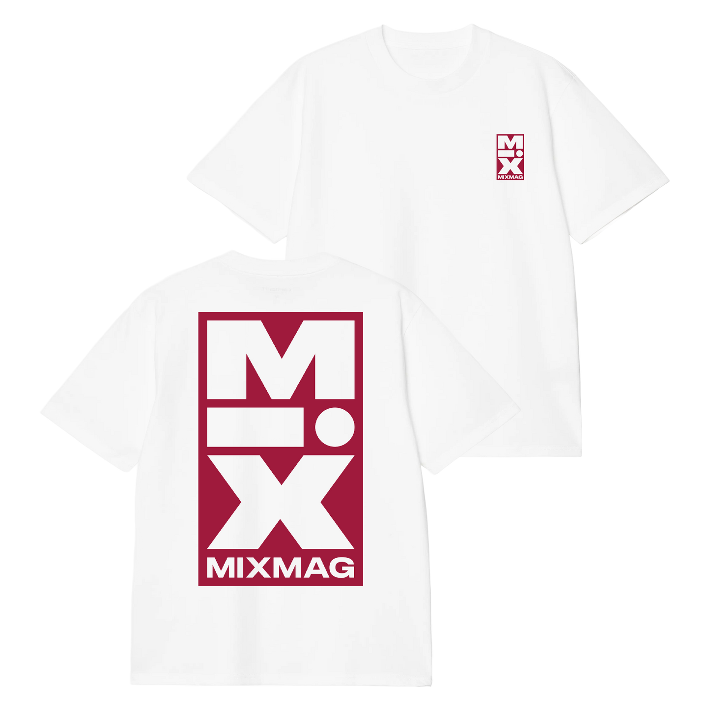 THE MIX T-SHIRT (WHITE/GOJI)