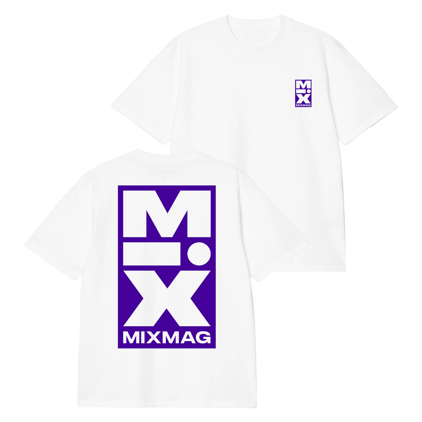 THE MIX T-SHIRT (WHITE/VIOLET)