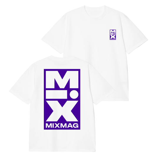 THE MIX T-SHIRT (WHITE/VIOLET)